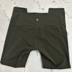 Lululemon Align Hi-rise Olive Green Leggings size 4